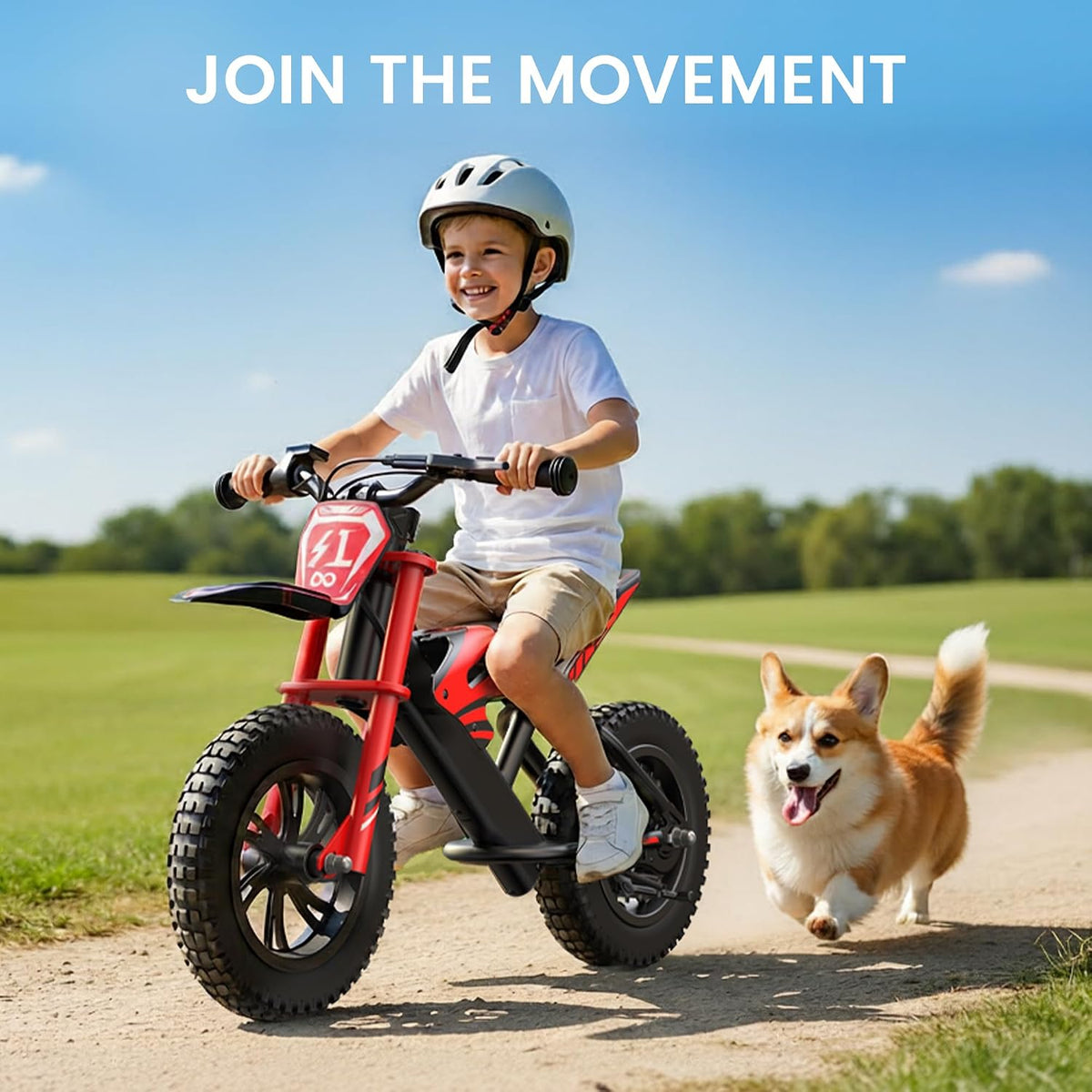 Gyroor S1 Electric Balance Bike for Kids Ages 3-6, 200W Motor, 3 Speeds