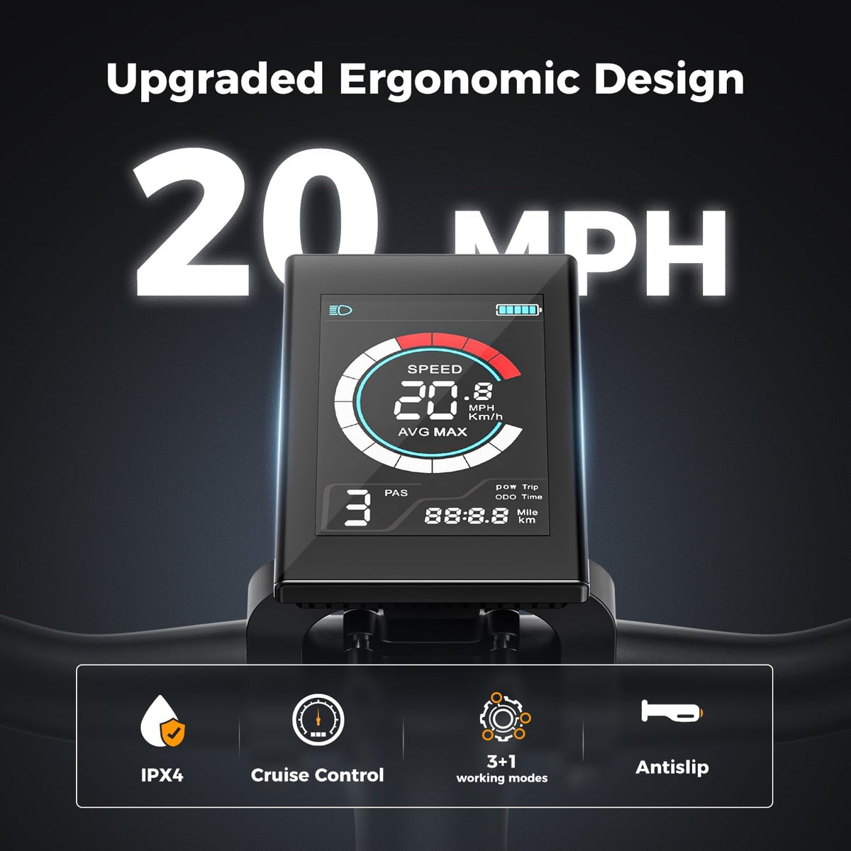 Jasion EB5 Electric Bike for Adults with Peak 1000W Brushless Motor