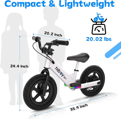 Hiboy BK1 Kids Electric Balance Bike, Ages 3-5, 12-Inch Tires, UL 2272