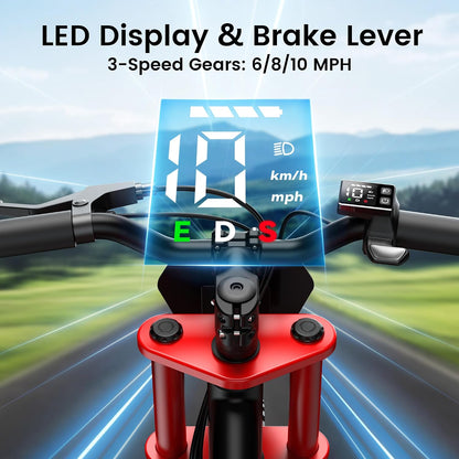 Gyroor S1 Electric Balance Bike for Kids Ages 3-6, 200W Motor, 3 Speeds
