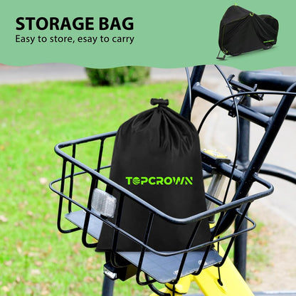 Bike Cover Waterproof Outdoor Storage Bicycle Cover for 1 Bike