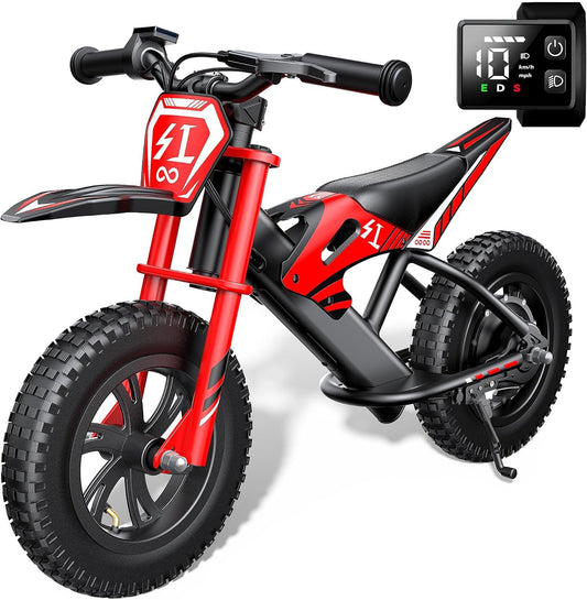 Gyroor S1 Electric Balance Bike for Kids Ages 3-6, 200W Motor, 3 Speeds