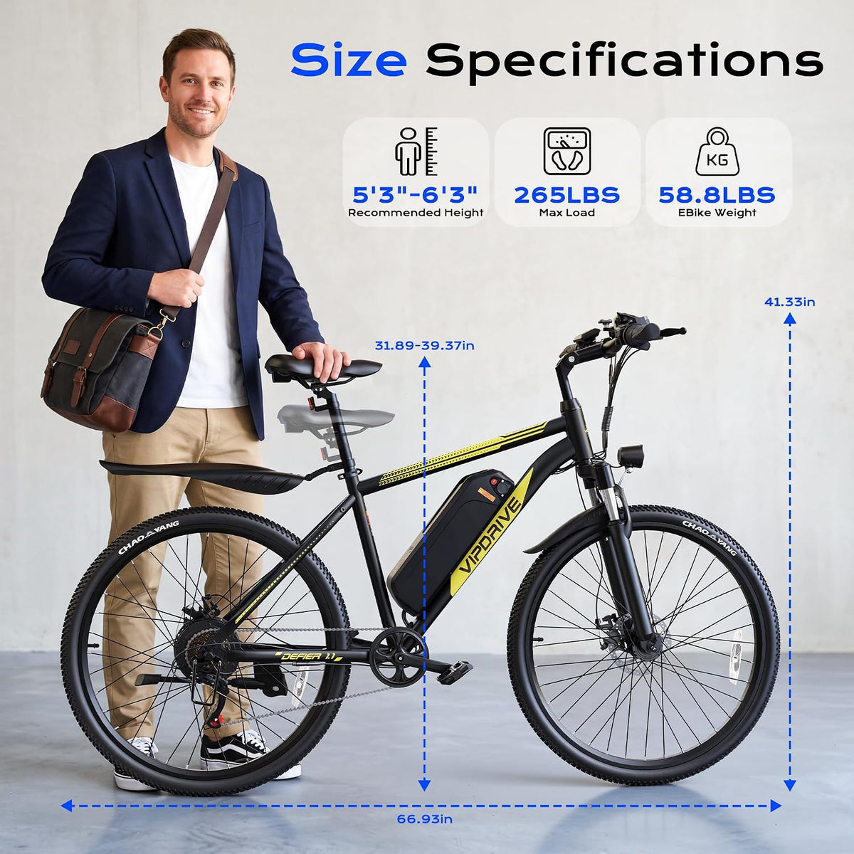 Electric Bike for Adults, 26" Mountain Ebike with 750W Motor