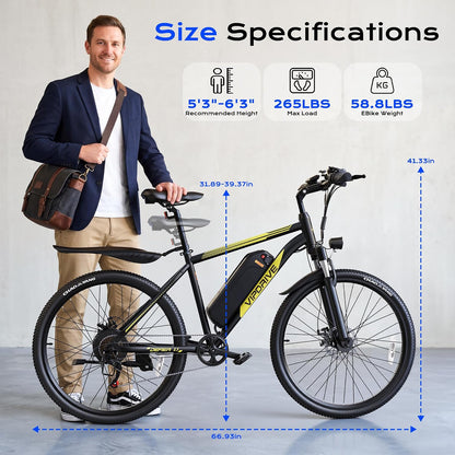 Electric Bike for Adults, 26" Mountain Ebike with 750W Motor